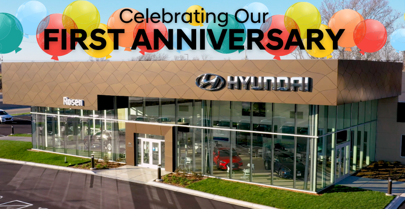 Celebrating Rosen Hyundai Kenosha's First Anniversary