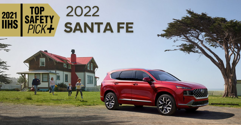 2022 Santa Fe Awarded Highest Safety Rating by IIHS