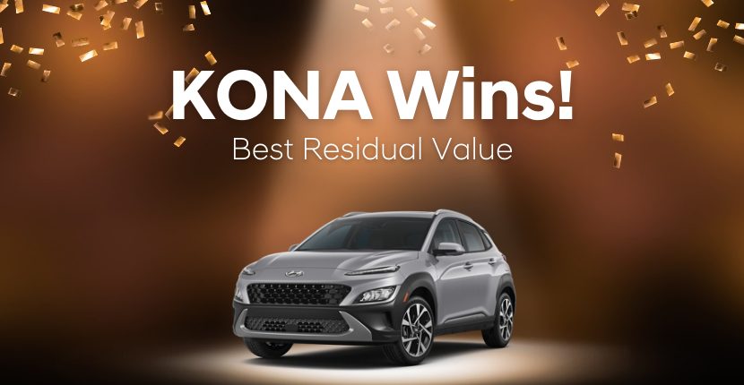 Hyundai Kona Wins Best Residual Value