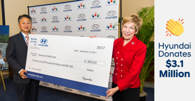 Hyundai Donates $3.1 Million To Hurricane Relief Efforts