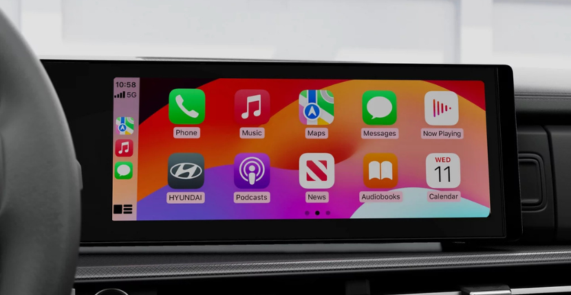Hyundai AppleCar Play display